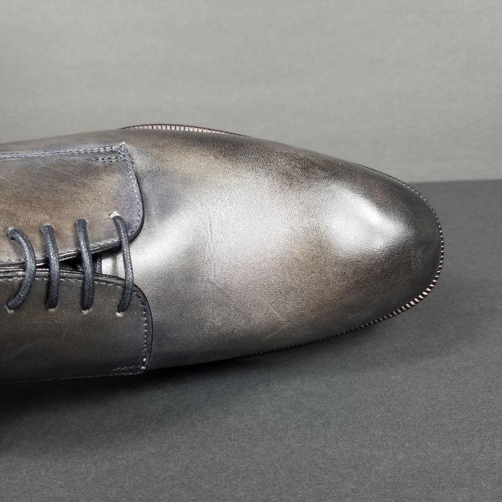 Scarpe Di Bianco Asphalt Grey Size 9 Lace-up Shoe - Picture 11 of 12